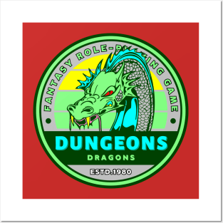 Dungeons & Dragons  Logo Style Fanart Posters and Art